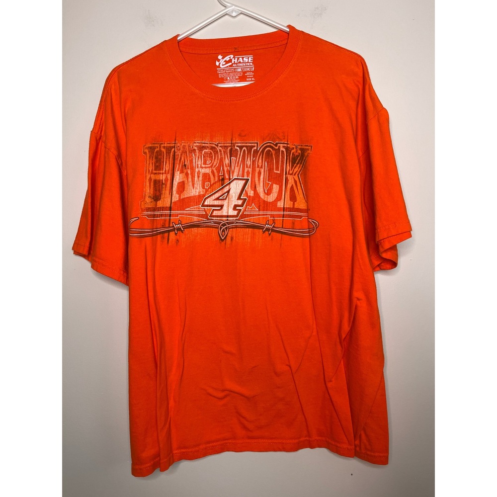 Y2K Chase Authentics Kevin Harvick Barbwire Motorsports Racing NASCAR Shirt XL